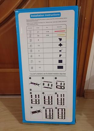 Етажерка для речей 6 ярусів 3