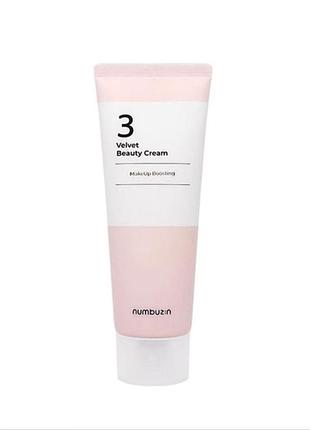Новий оксамитовий крем для обличчя numbuzin no.3 velvet beauty cream 60ml