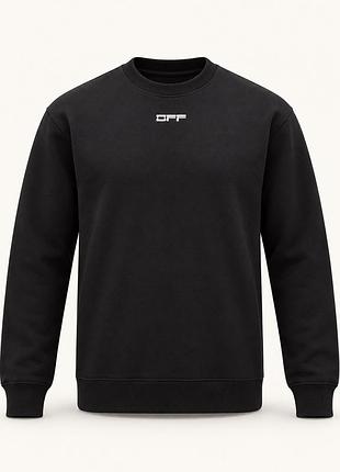 Чоловічий світшот off-white чорний