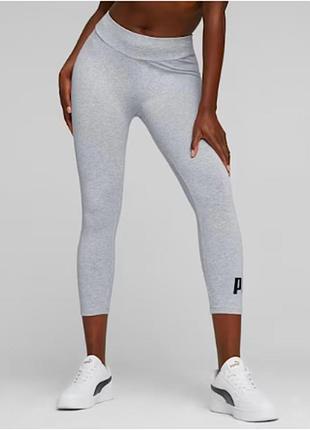 Женские леггинсы puma essentials 3/4 с логотипом