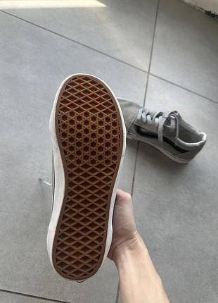Кеди vans сірі 4