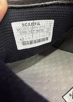 Кроссовки scarpa mojito gtx grey 8