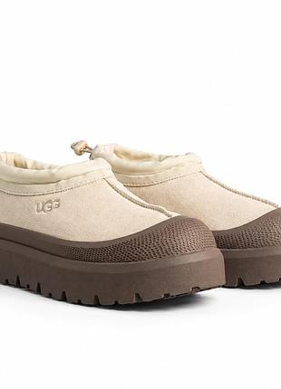 Угги женские ugg tasman hybrid beige brown