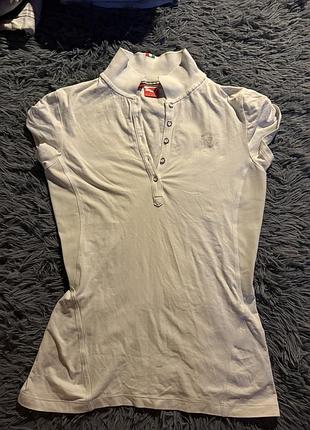 Ferrari x puma collar shirt, polo / феррарі х пума футболка з комірцем