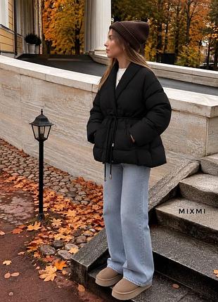 Куртка з поясом