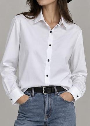 Сорочка/рубашка білого кольору фірми h&m