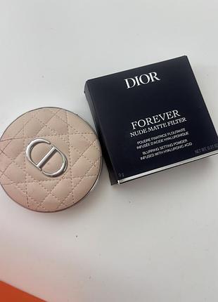 Пудра christian dior forever nude matte filter компактна матувальна 9 г