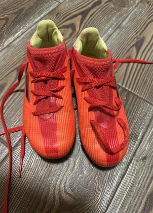 Бутси дитячі adidas червоні