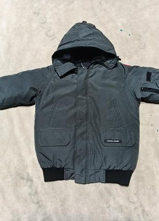 Чоловічий бомбер пуховик canada goose chilliwack bomber