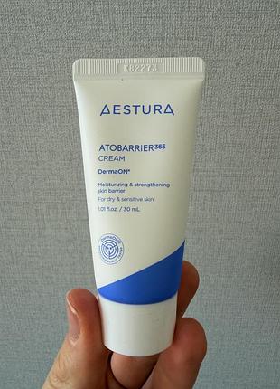 Estura atobarrier 365 cream (30 мл) крем з церамідами, холестерином та жирними кислотами для відновлення захисного бар'єра та глибокого зволоження