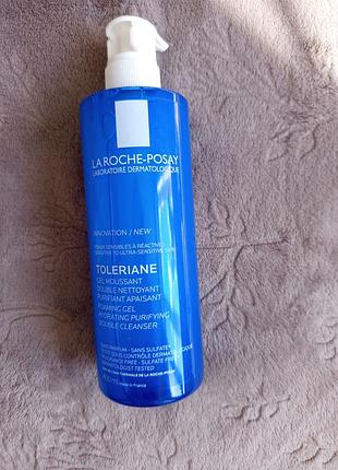 Гель для вмивання la roche-posay toleriane hydrating purifying double cleanser