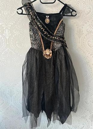 Карнавальное платье halloween, ведьма, принцесса,хэллоуин. 5-6 лет