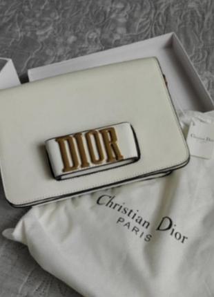 Сумка жіноча christian dior біла