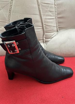 Шкіряні ботильйони spengler made in italy оригінал