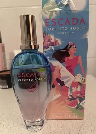 Escada sorbetto rosso 100ml (вже десь 95)