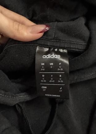 Чорна худі adidas original 3