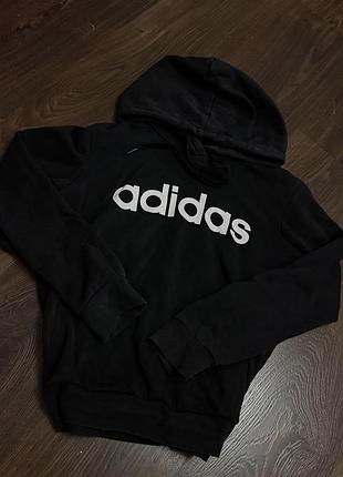Чорна худі adidas original