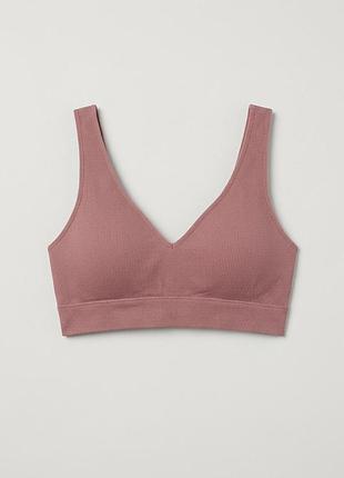 Топ с чашечками нижнее белье базовый primark рубчик