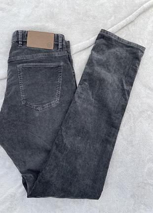 Чоловічі вельветові штани massimo dutti slim fit (eur 38 / usa 30)
