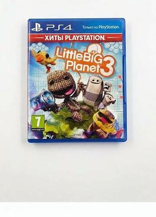 Диск little big planet 3  пс 4 ps4 playstation 4