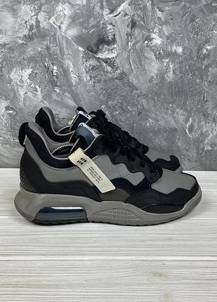 Кожаные кроссовки jordan ma2 flat pewter 42.5/27 см