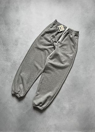 Спортивні штани утеплені сірого кольору corteiz hmp v2 sweatpant кортез