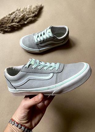 Кеди дитячі для дівчинки vans 34 розмір устілка 21 см | сірі утеплені на байці