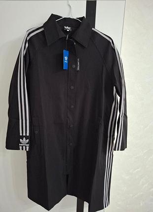Жіночий плащ adidas balenciaga чорний