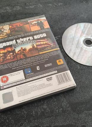 Диск grand theft auto sab andreas (playstation 2) 2