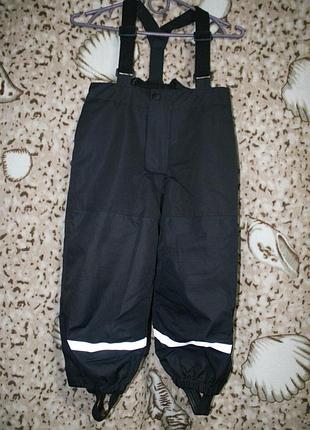 Продам дитячі зимові лижні штани з лямками напівкомбінезон h&m functional wear