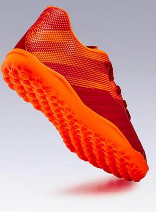 Бутси підліткові decathlon для спорту червоні
