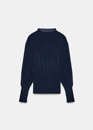 Жіночий джемпер zara синій 3