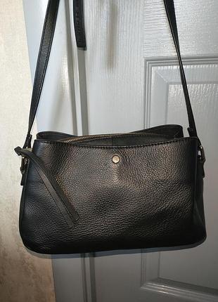 ​шкіряна сумка крос-боді paul costelloe leather (оригінал, натуральна шкіра)