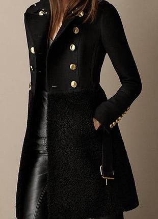 Чорне пальто burberry brit s/xs оригінал!