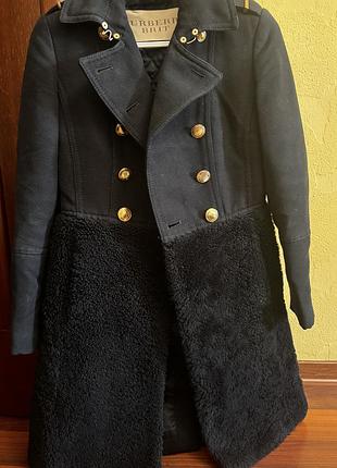 Чорне пальто burberry brit s/xs оригінал! 5