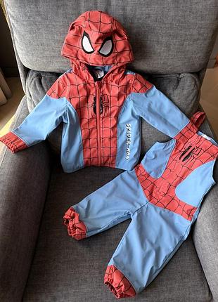 Дощовий костюм spider-man marvel primark, фліс, 98 см