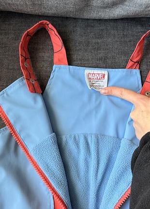 Дощовий костюм spider-man marvel primark, фліс, 98 см 7