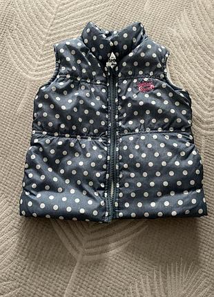 Дитяча жилетка для дівчаток oshkosh b'gosh в горох