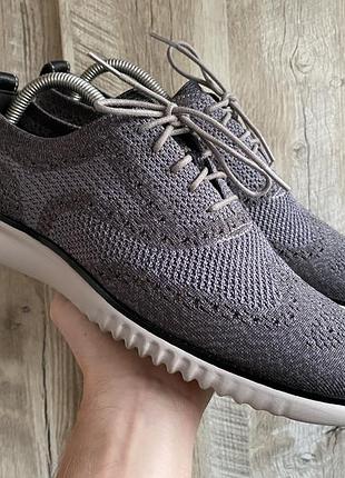 Туфлі броги чоловічі cole haan, розмір 42, сірі