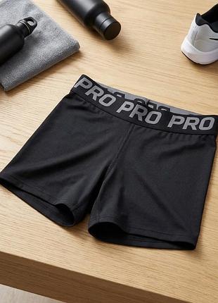 Жіночі шорти pro чорні короткі розмір xl