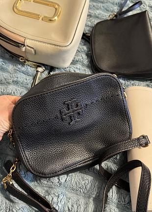 Сумка-кросбоді жіноча tory burch mcgraw camera bag чорна, оригінал