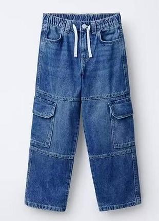 Стильные джинсовые карго zara 11-12