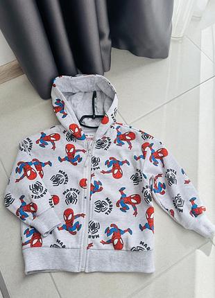 Худі на флісі та блискавці spider-man( є невеликий дефект)