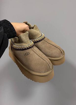 Уггі ugg tazz sock |  khaki premium 4