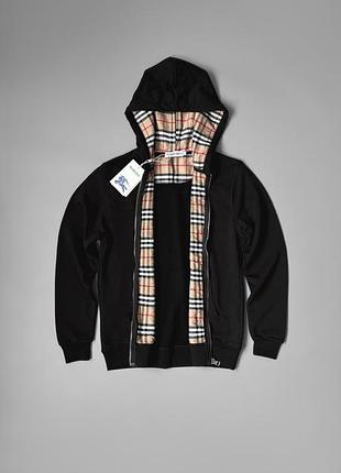 Зіпка burberry демі чорна v2