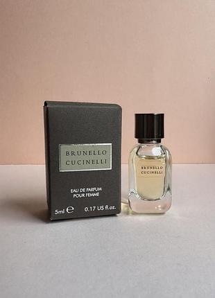 Парфумована вода оригінал мініатюра brunello cucinelli pour femme