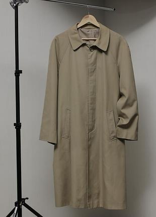 🇬🇧🧥чоловічий вінтажний тренч made in england / m размер / vintage coach jacket / пальто чоловіче