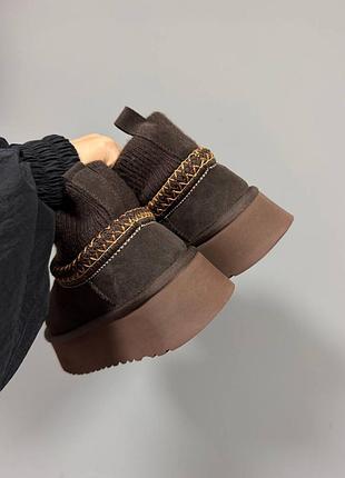 Уггі ugg tazz sock |  chocolate brown premium 2