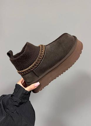 Уггі ugg tazz sock |  chocolate brown premium 8
