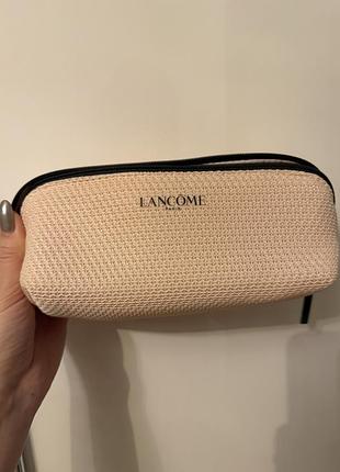 Косметичка жіноча lancôme бежева текстильна